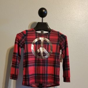 💣3 for $20 item💣 Size 4T &5T Girls plaid shirt.